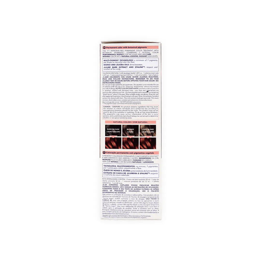 Phyto Permanent Hair Color NO. 7.43 - Golden Copper Blonde