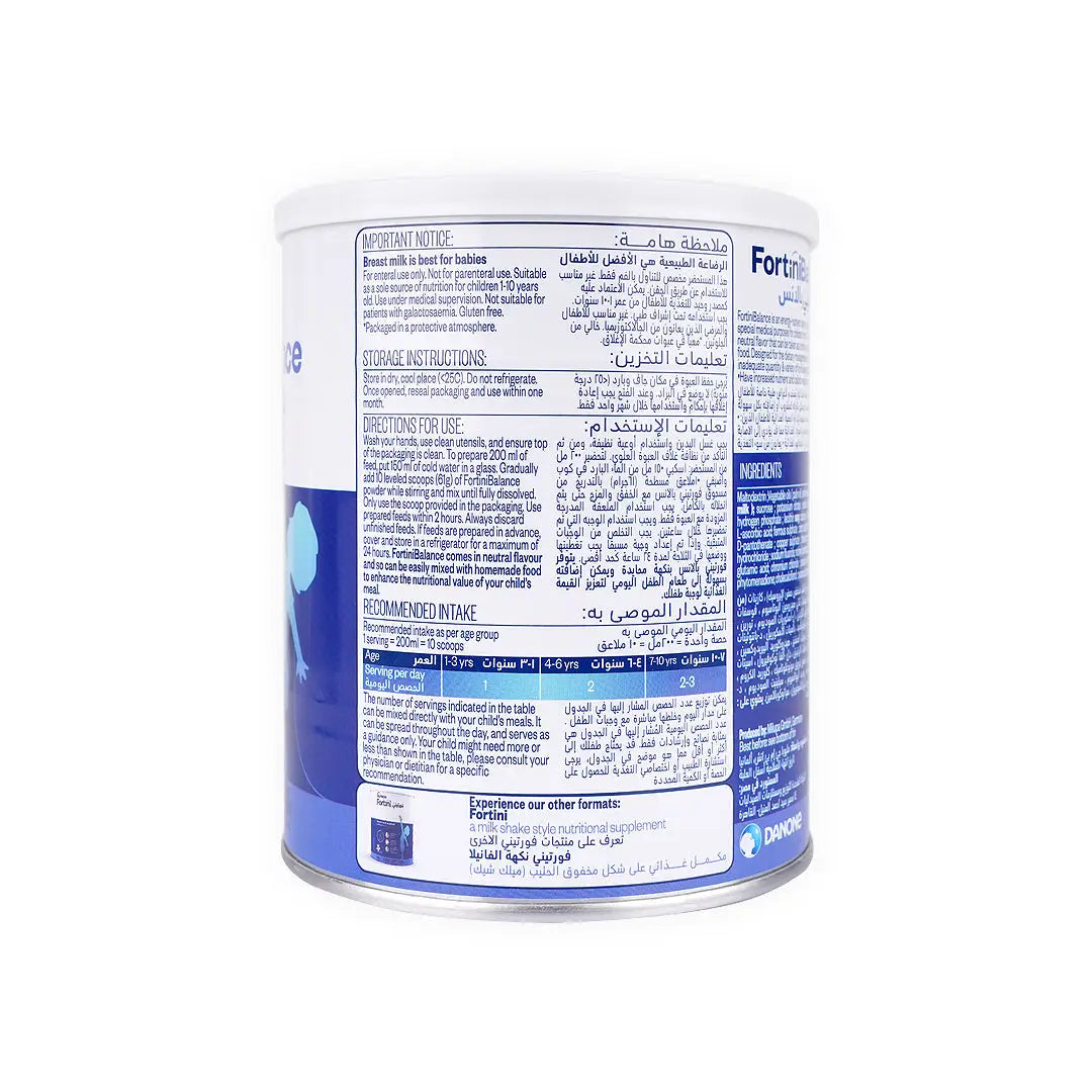 Nutricia Fortini Balance  400gm-Neutral Flavour