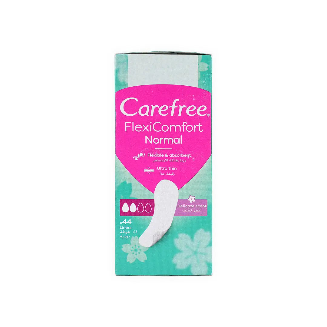 Carefree Flexi Comfort Normal Ultra Thin 44Pc-Delicate Scent
