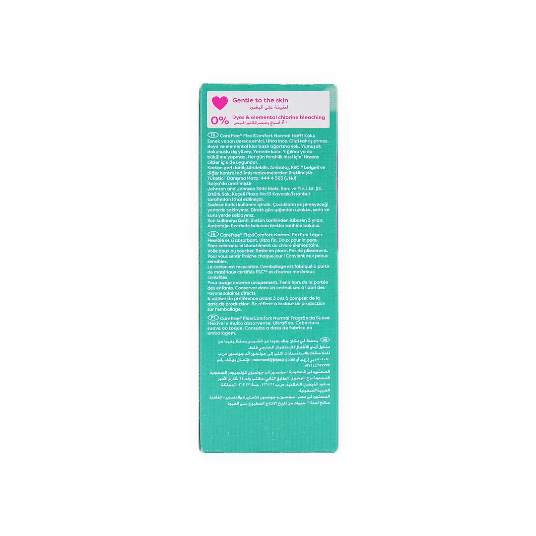 Carefree Flexi Comfort Normal Ultra Thin 44Pc-Delicate Scent
