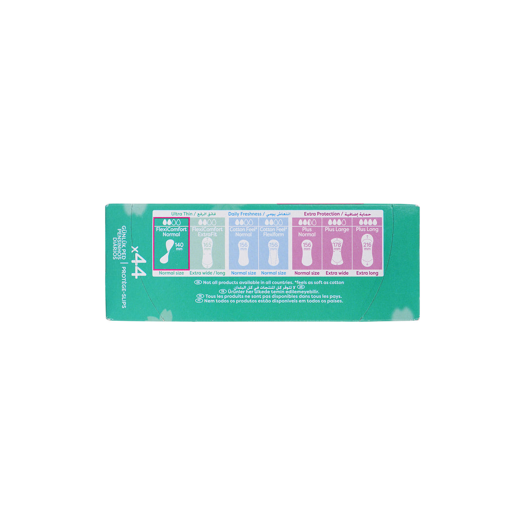 55544-Carefree Flexi Comfort Normal Ultra Thin 44Pc-Delicate Scent +3