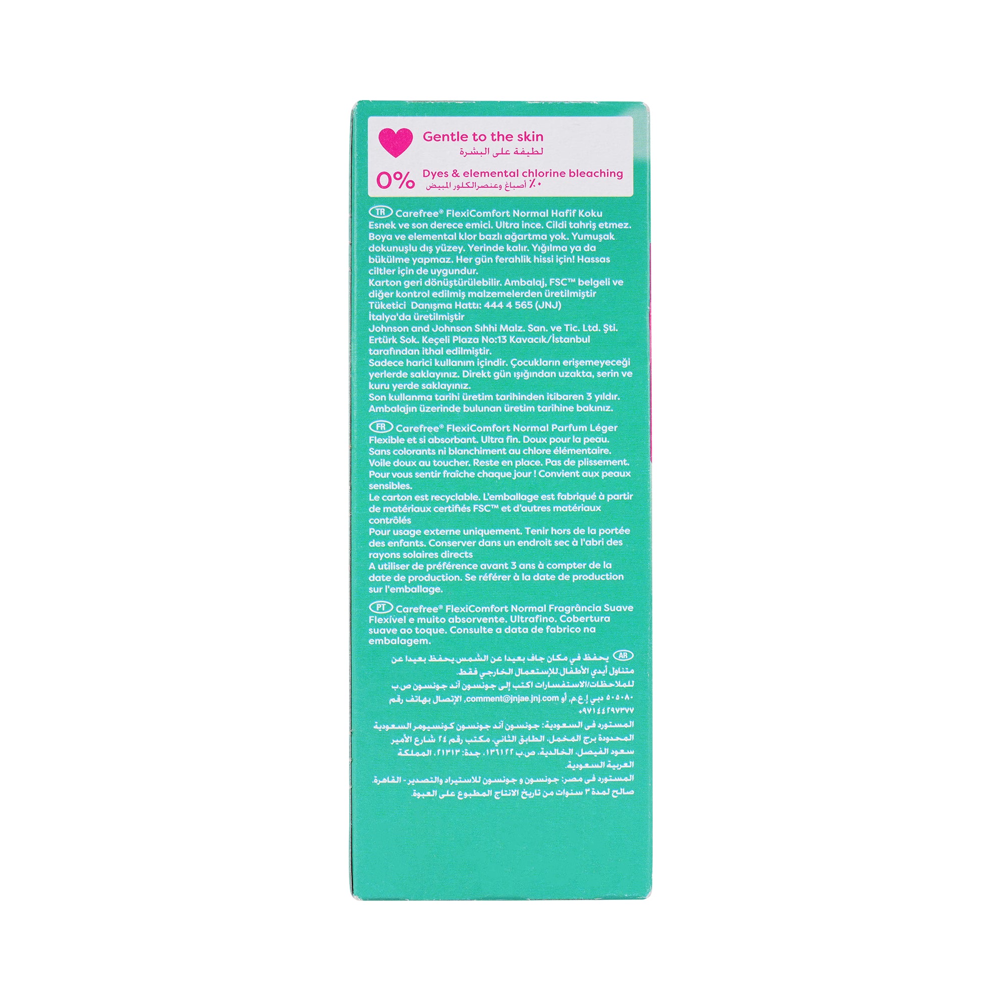 55544-Carefree Flexi Comfort Normal Ultra Thin 44Pc-Delicate Scent +2