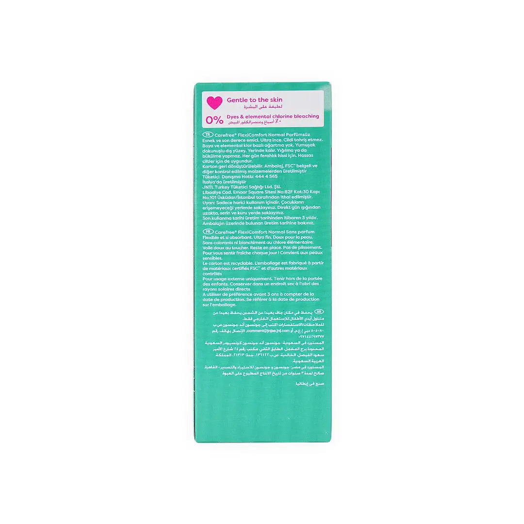 Carefree Flexi Comfort Normal Ultra Thin 44Pc-Unscented

