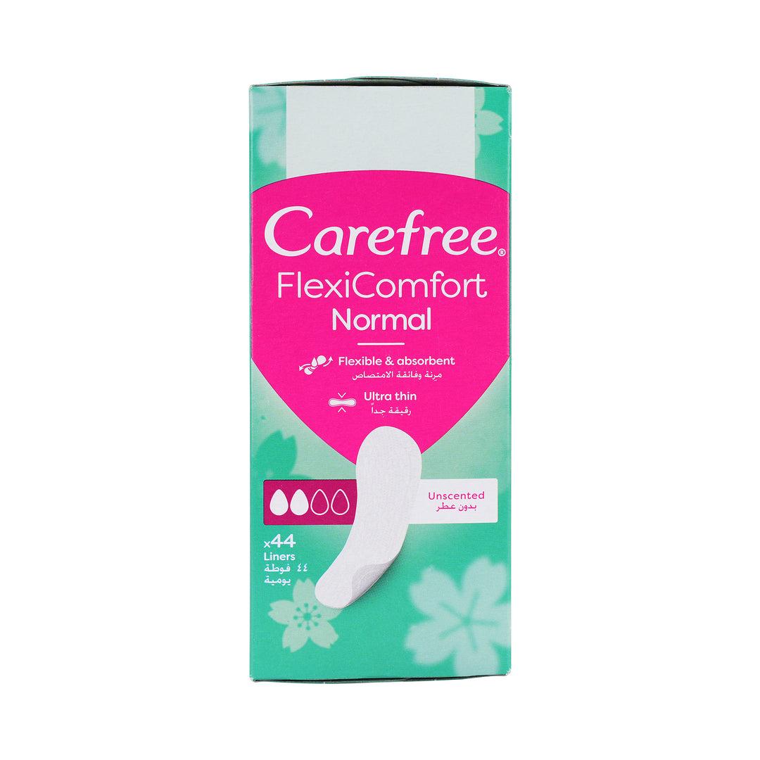 55545-Carefree Flexi Comfort Normal Ultra Thin 44Pc-Unscented