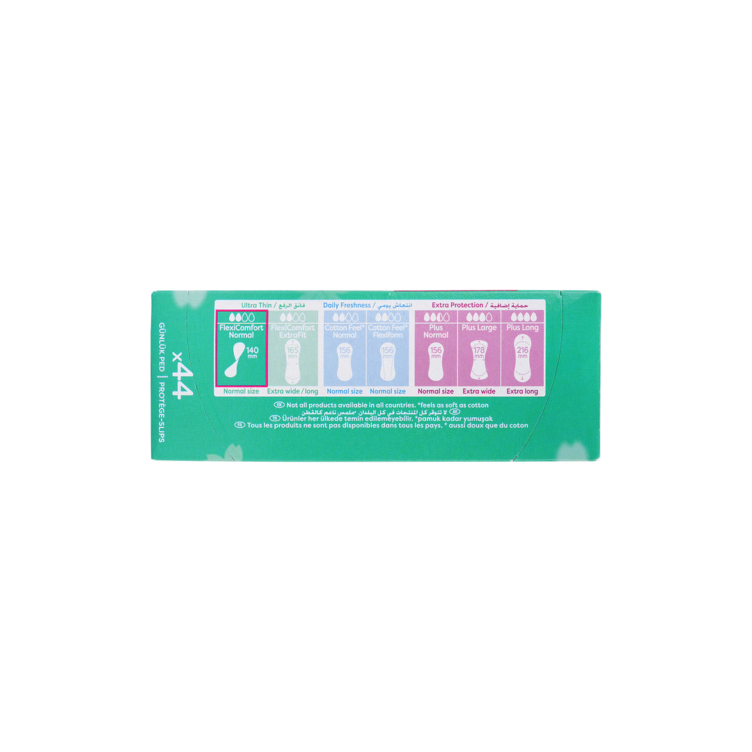 55545-Carefree Flexi Comfort Normal Ultra Thin 44Pc-Unscented +3