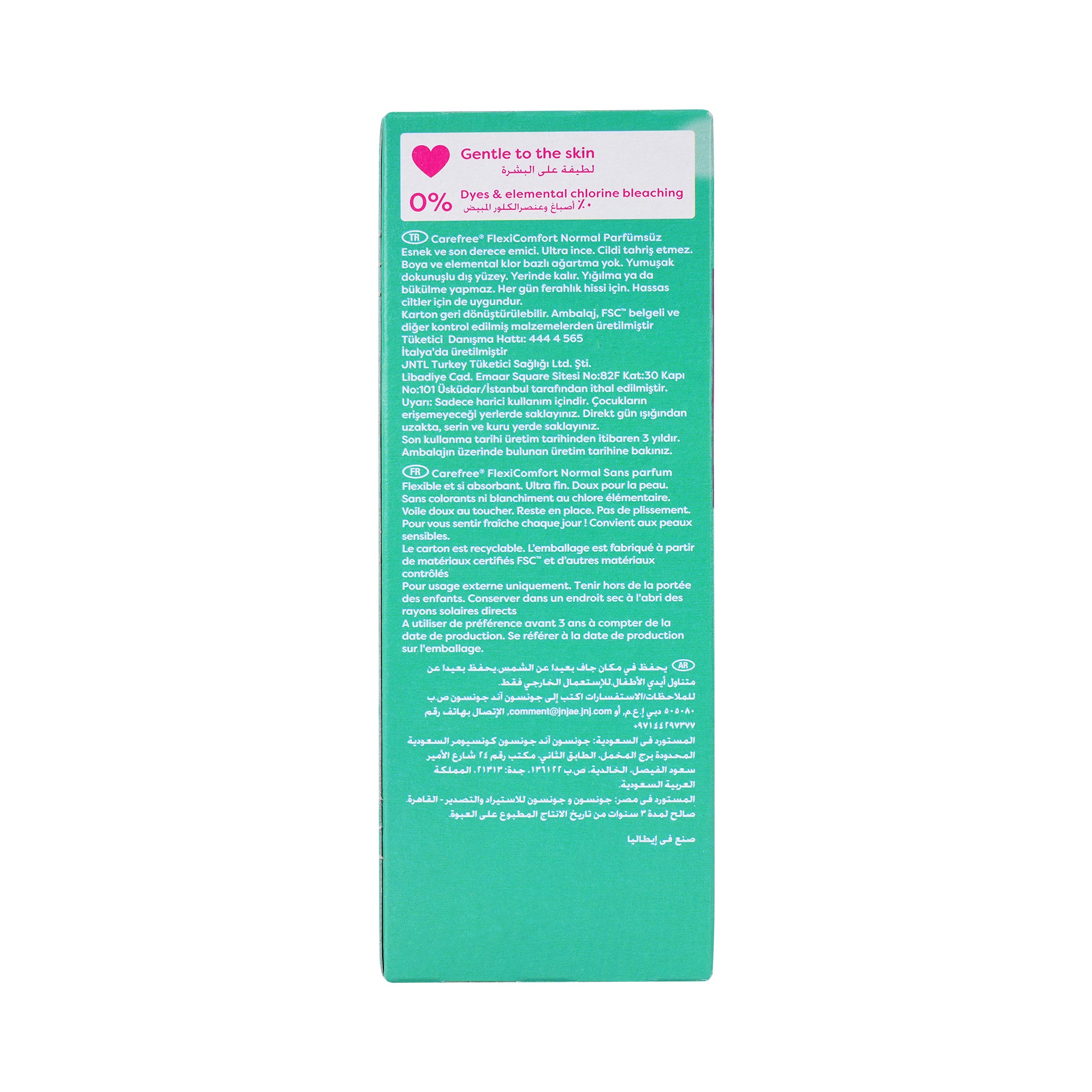 55545-Carefree Flexi Comfort Normal Ultra Thin 44Pc-Unscented +2