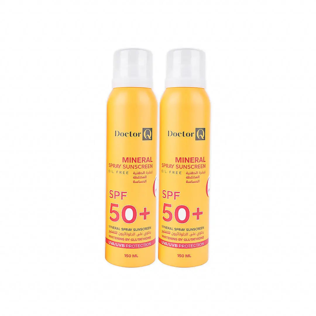 Dr.Q Spf50+ Mineral Spray Sunscreen Oil Free 150ml 1+1