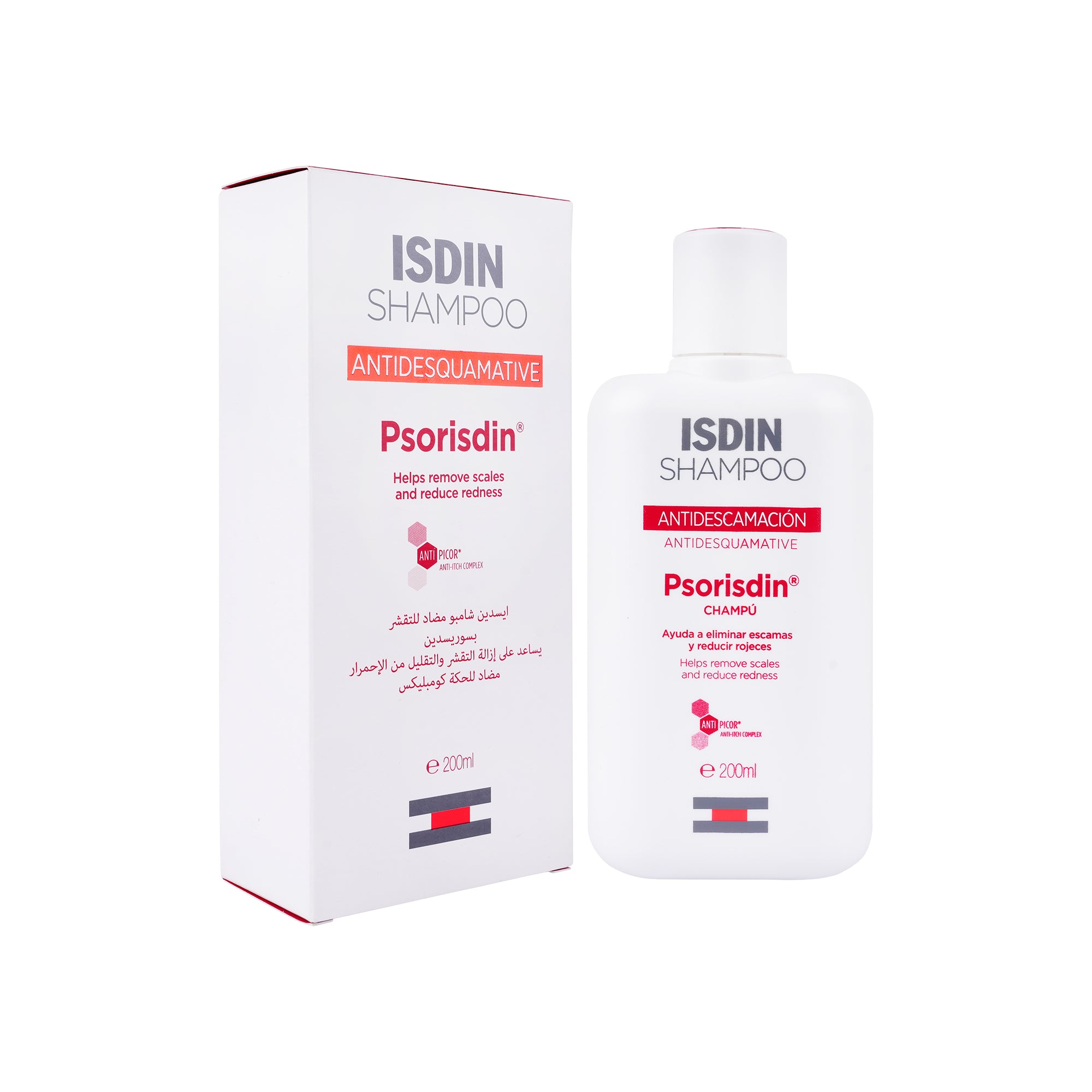 55557-Isdin Antidesquamative Psorisdin Shampoo 200ml +1
