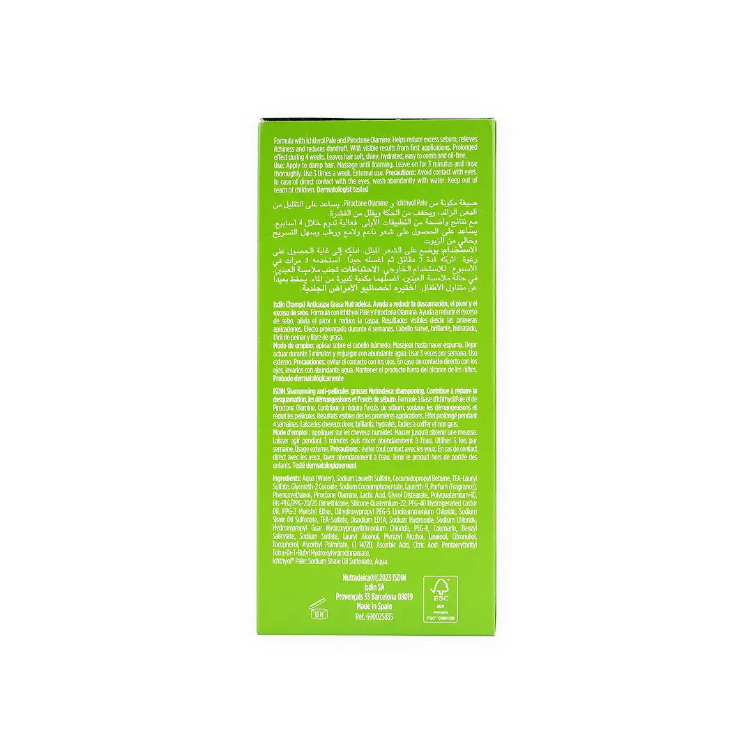 Isdin Nutradeica Oily Dandruff Shampoo 200ml