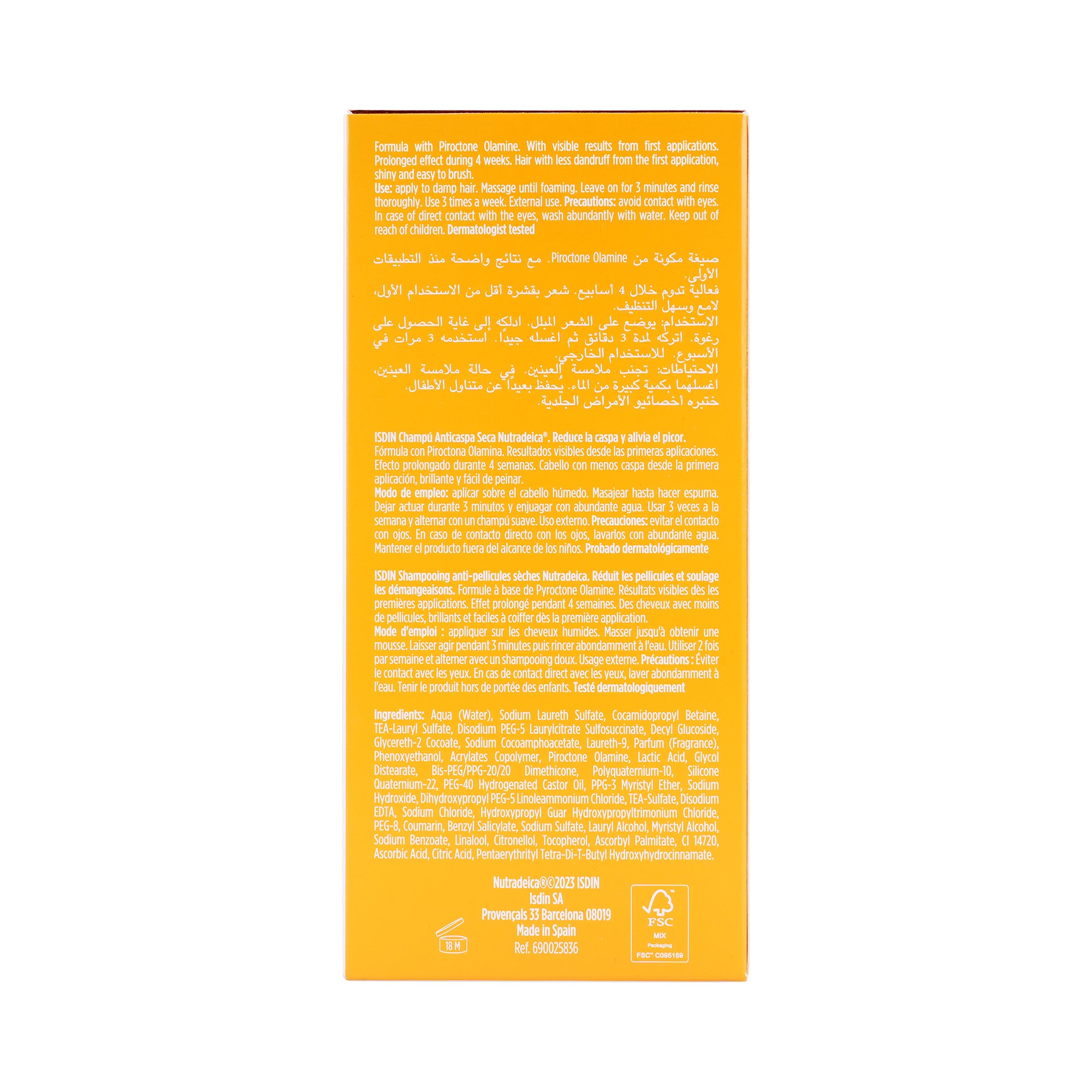 55560-Isdin Nutradeica Dry Dandruff Shampoo 200ml +3