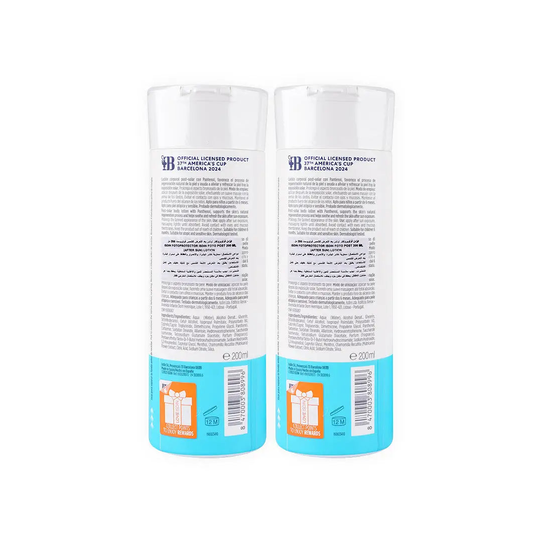 Isdin Post Solar After Sun Lotion 200ml 1+1