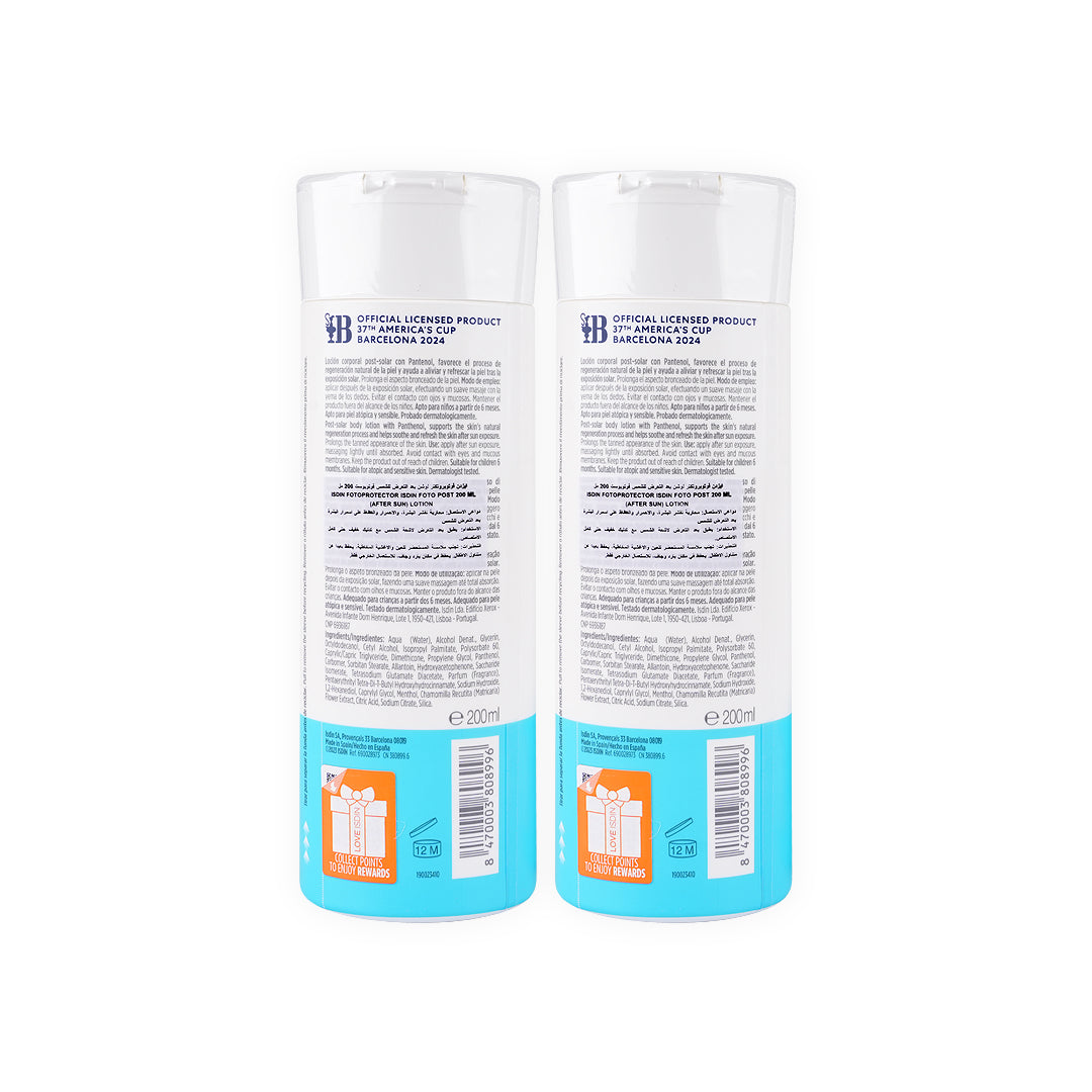 Isdin Post Solar After Sun Lotion 200ml 1+1