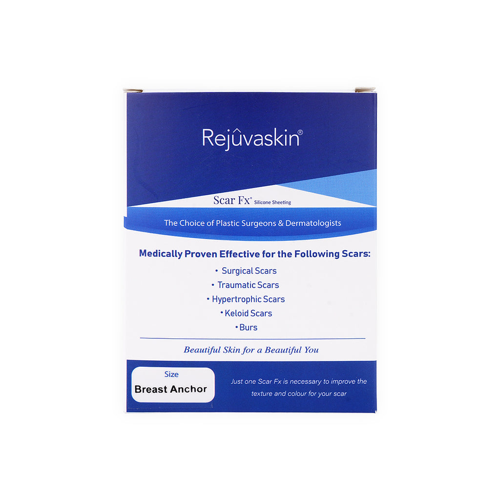 Rejuvaskin Scar Fx Silicone Sheeting Breast Anchor