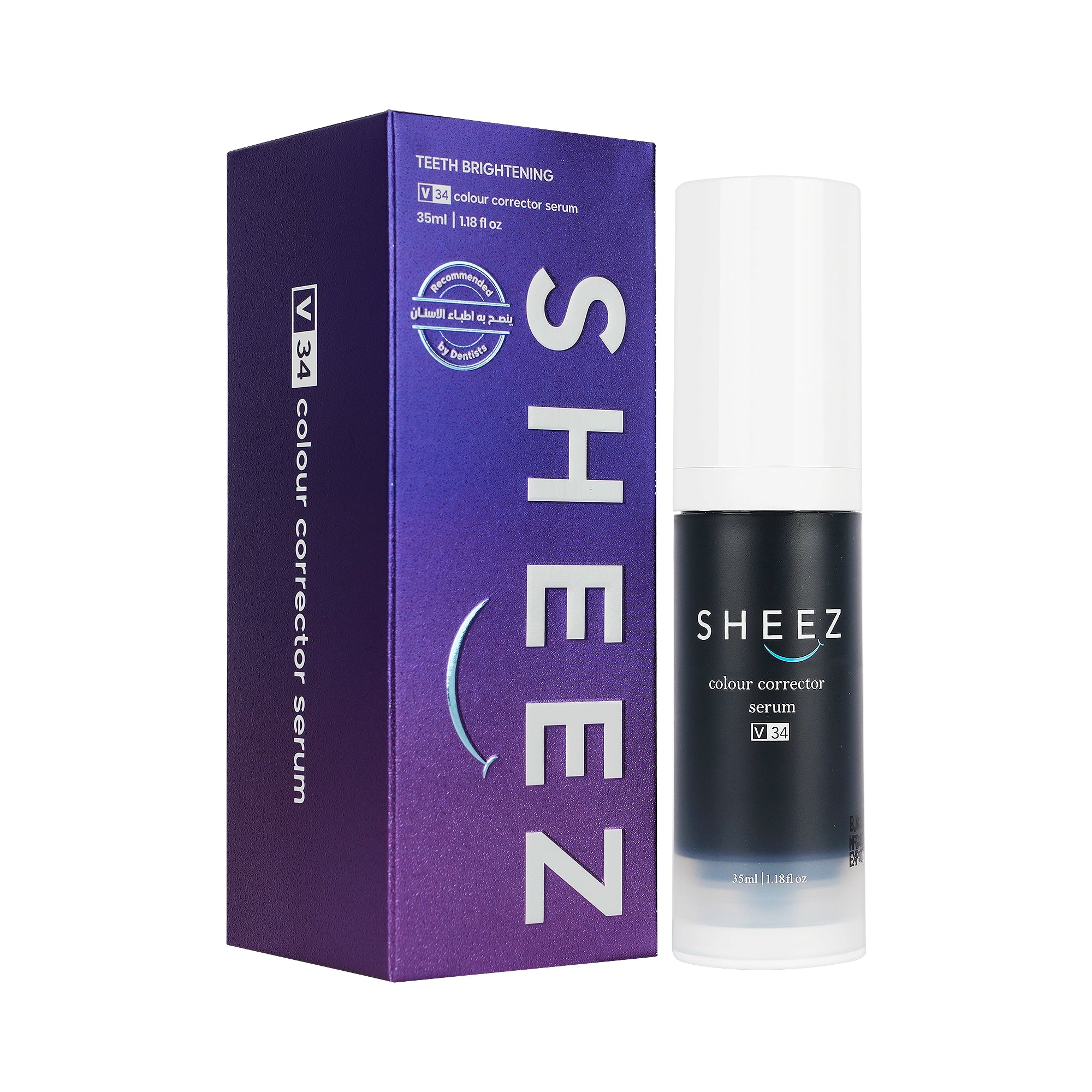 Sheez Teeth Brightening V34 Colour Corrector Serum 30ml
