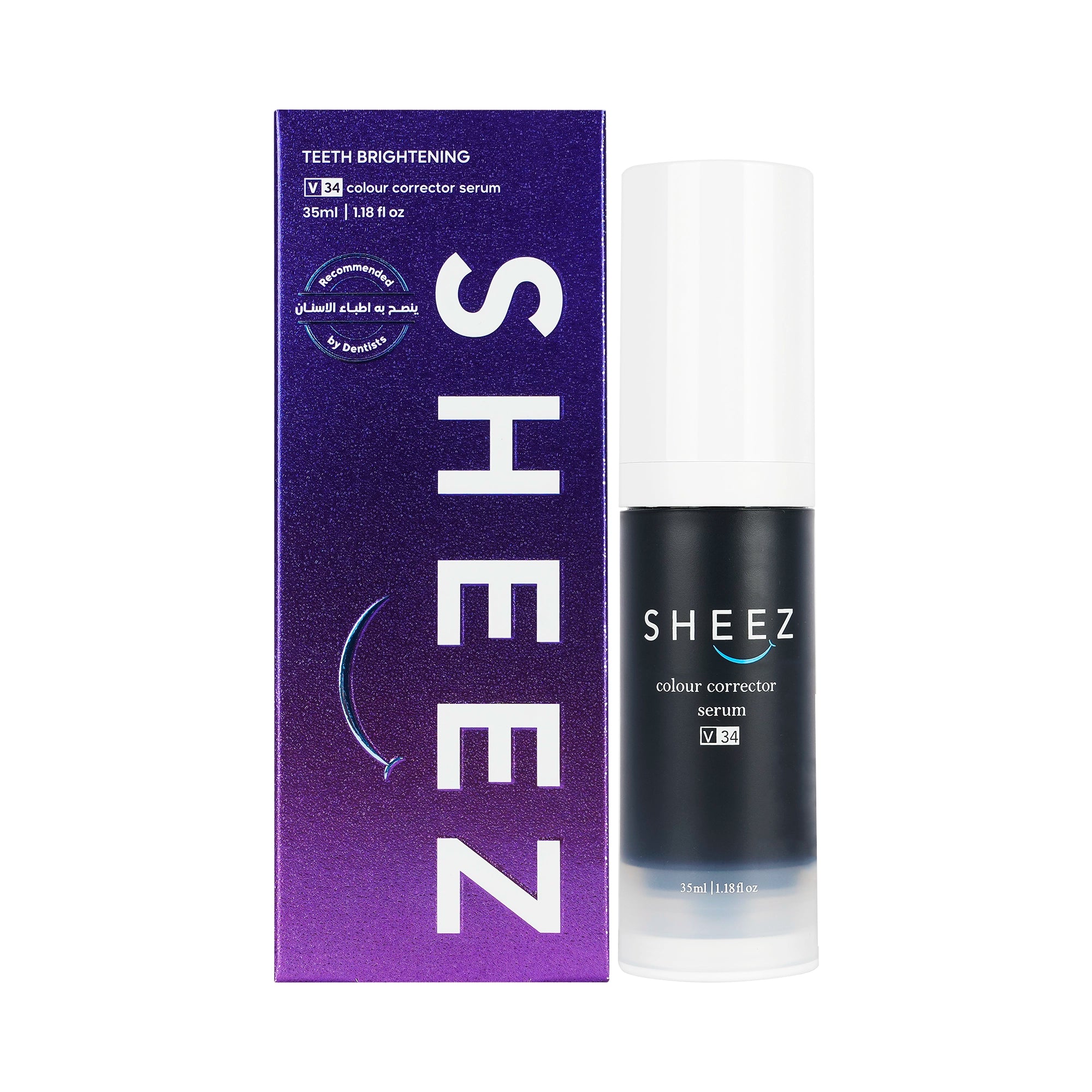 Sheez Teeth Brightening V34 Colour Corrector Serum 30ml