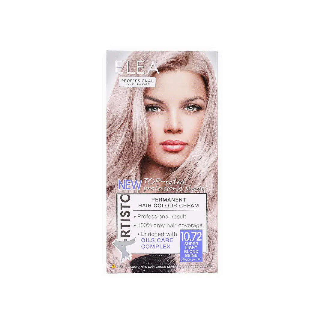 Elea Hair Colour No. 10.72 - Super Light Blond Beige
