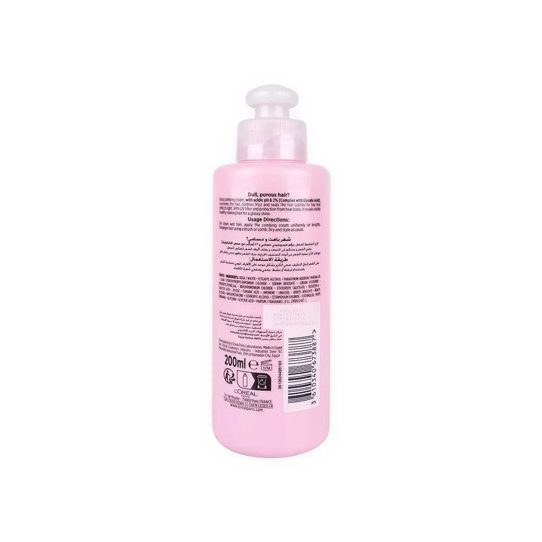 L'oreal Glycolic Gloss Combing Cream 200ml
