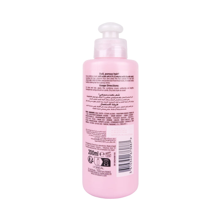 55594-Loreal Glycolic Gloss Combing Cream 200ml +1