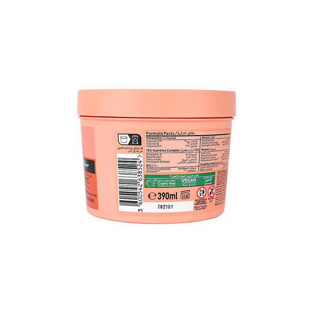 55598-Garnier Ultra Doux Anti-Breakage Hair Food 390ml- Pineapple +1