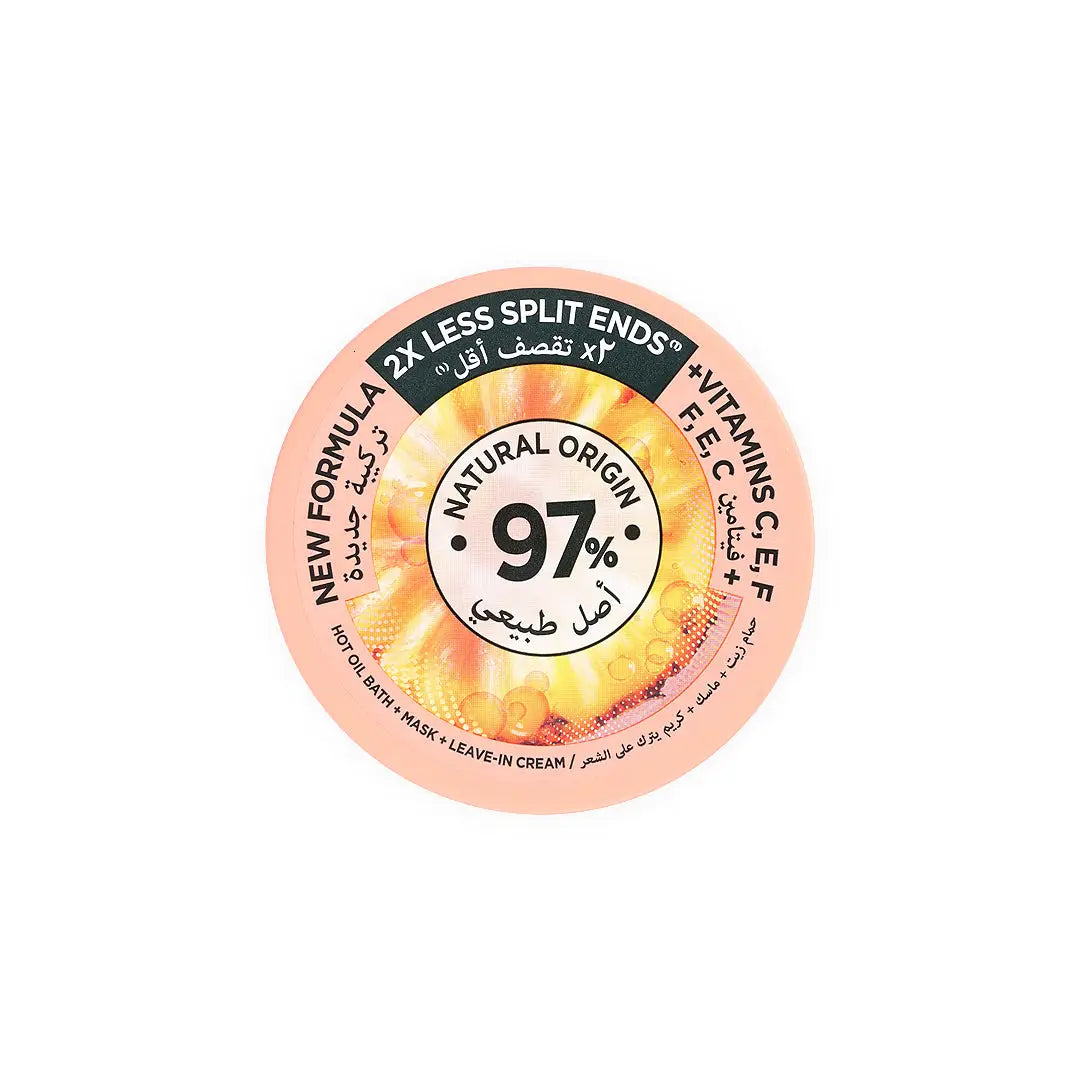 55598-Garnier Ultra Doux Anti-Breakage Hair Food 390ml- Pineapple +3
