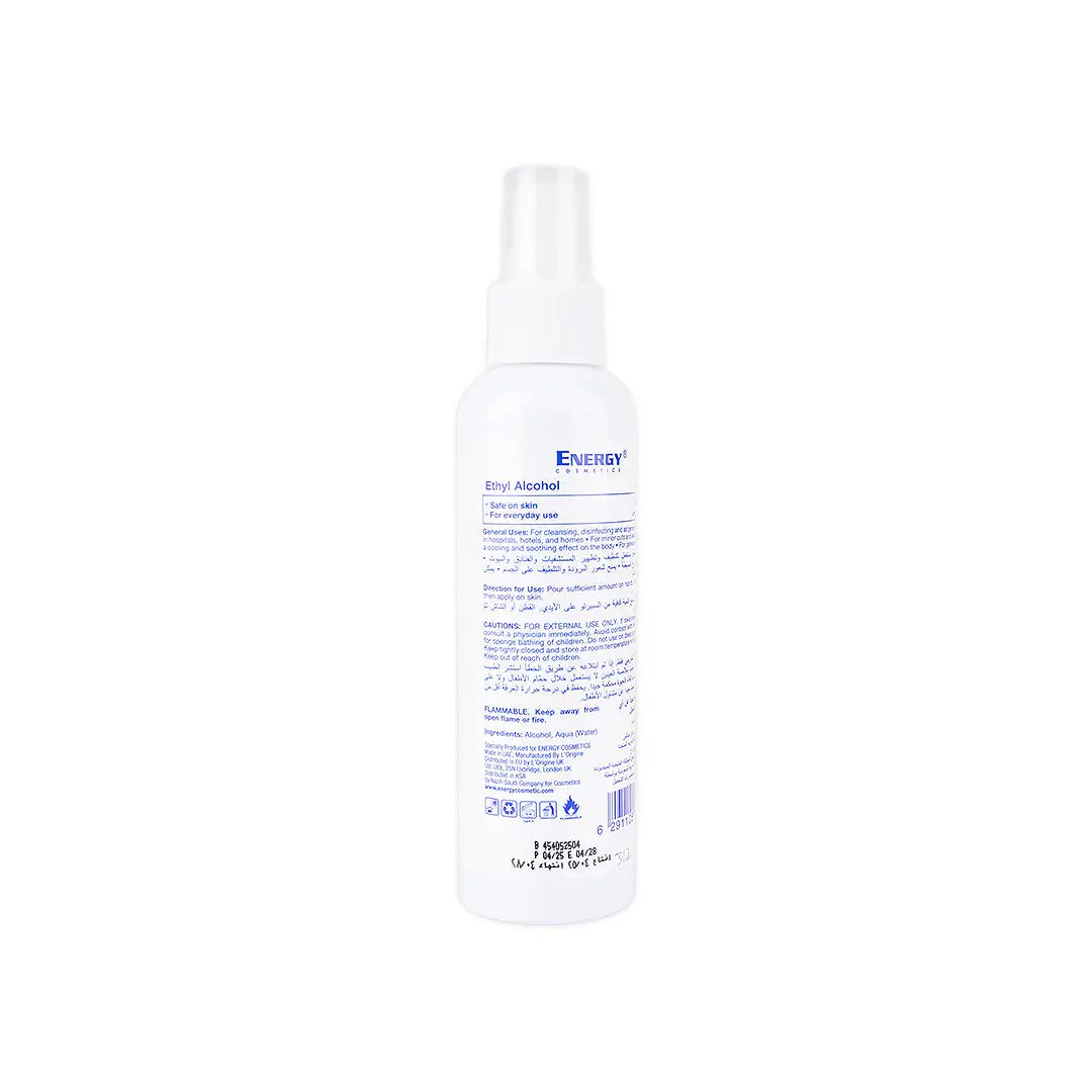 Energy Ethyl Alcohol 95% Spray 150ml
