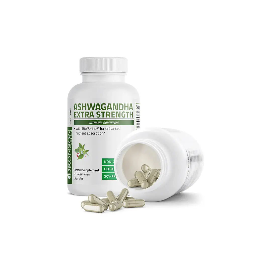 55603-Bronson Ashwagandha Extra 150mg 60 Capsules