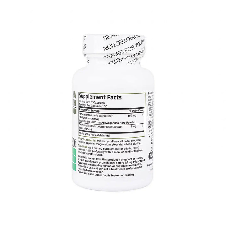 55603-Bronson Ashwagandha Extra 150mg 60 Capsules +4