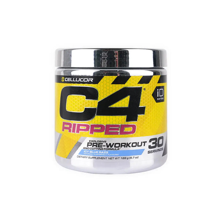 55605-Cellucor C4 Ripped Icy Blue Razz 30 Servings 189g