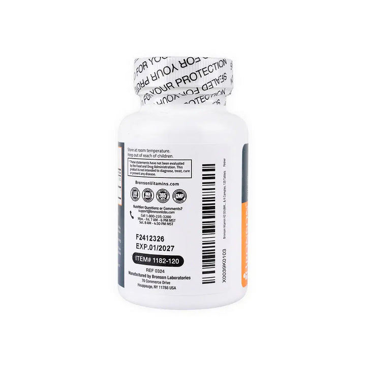55607-Bronson Vitamin K2+D3 120 Tablets +3