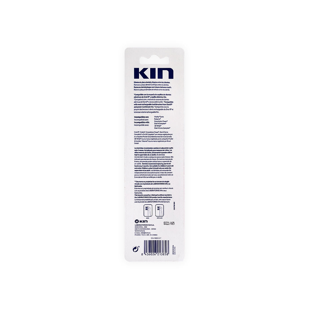 KIN Electric Toothbrush Sensitive Replacement Head-2pcs
