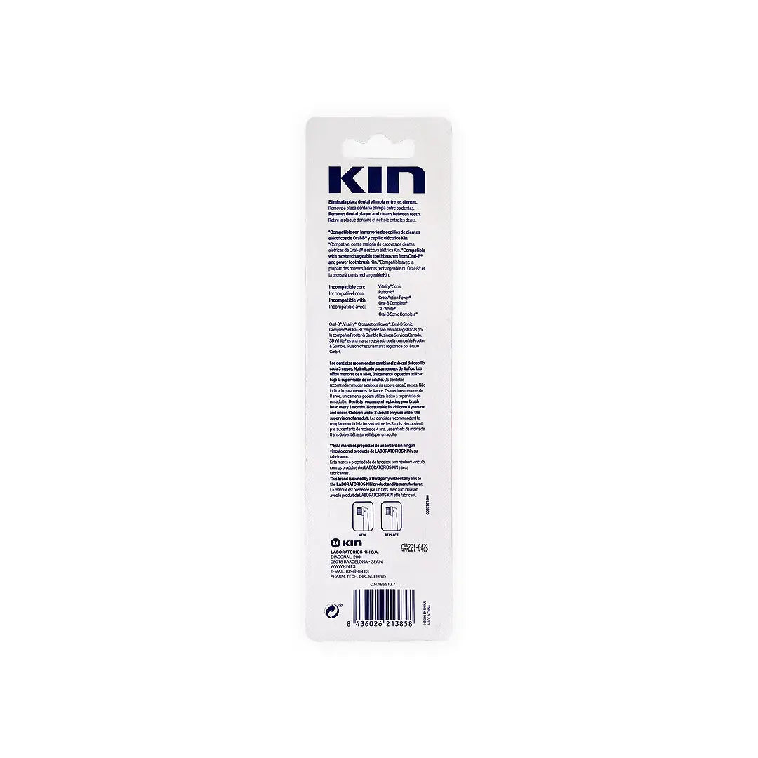 KIN Electric Toothbrush Sensitive Replacement Head-2pcs
