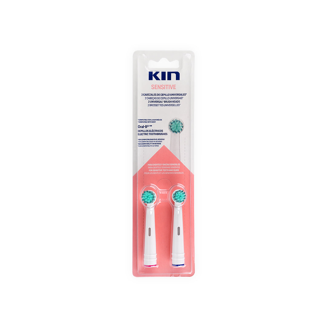 KIN Electric Toothbrush Sensitive Replacement Head-2pcs
