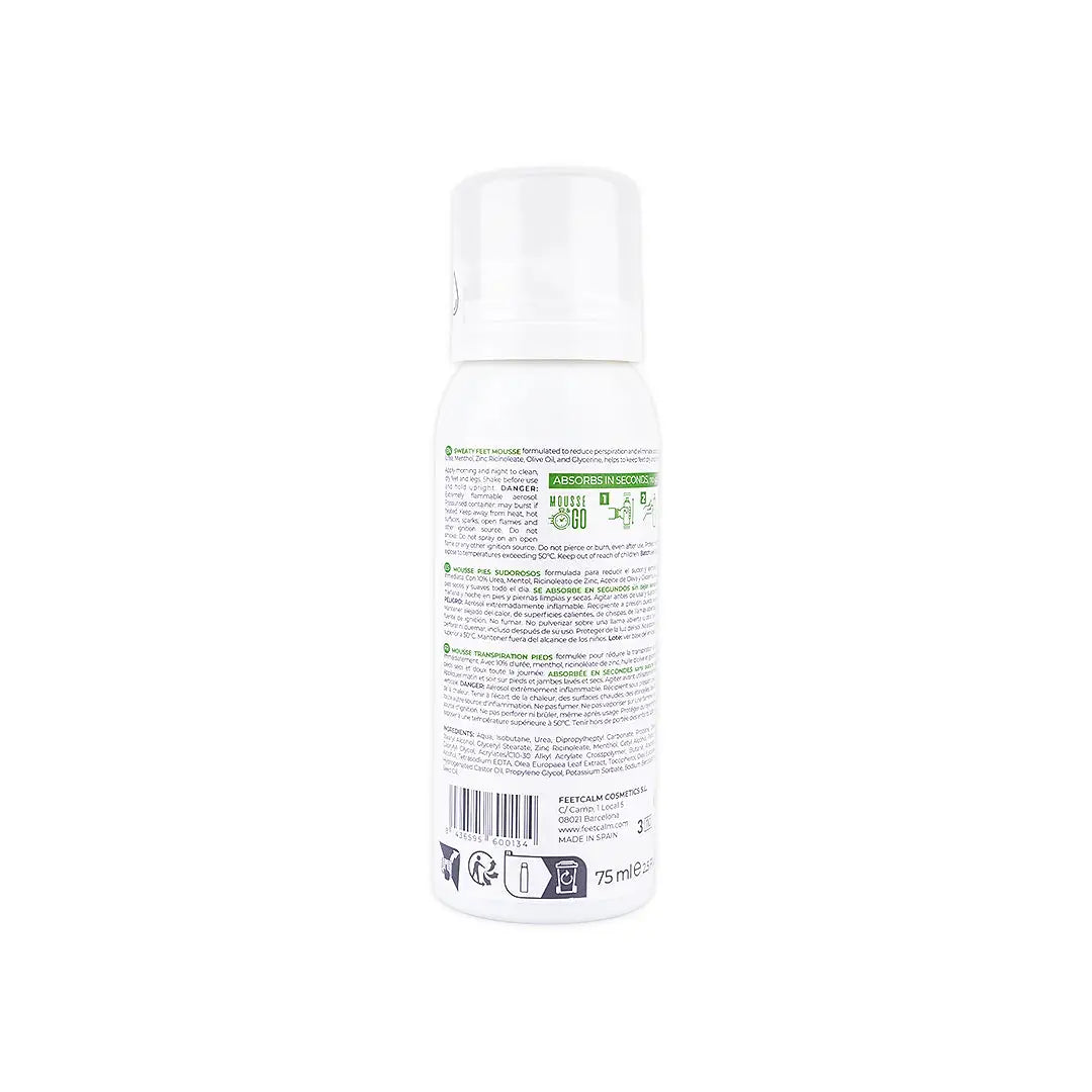 Feet Calm Sweaty Feet Mousse 75ml
