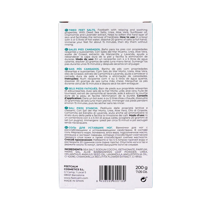 55619-Feet Calm Tired Feet Salts 200gm +5