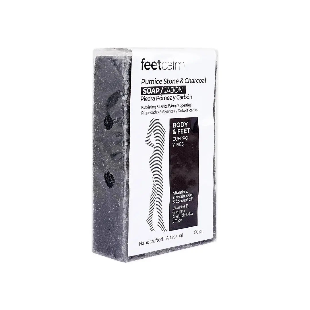 Feet Calm Pumice Stone & Charcoal Soap 80gm
