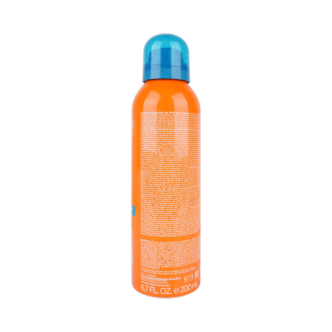 55622-Lancaster Sun Sport Spf50 Cooling Invisible Body Mist 200ml +2