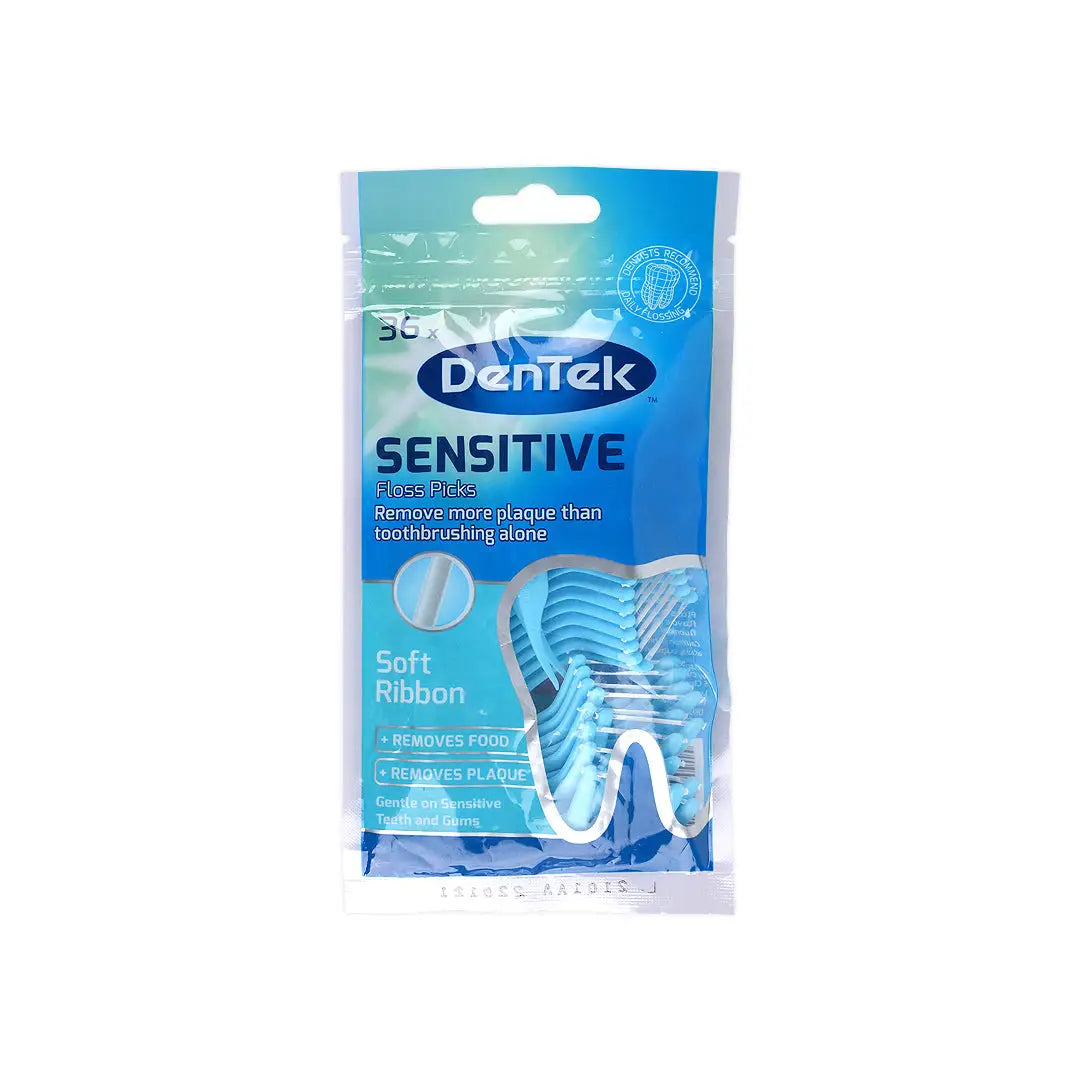 55624-Dentek Sensitive Interdental Clean Floss Pick 36pcs +1