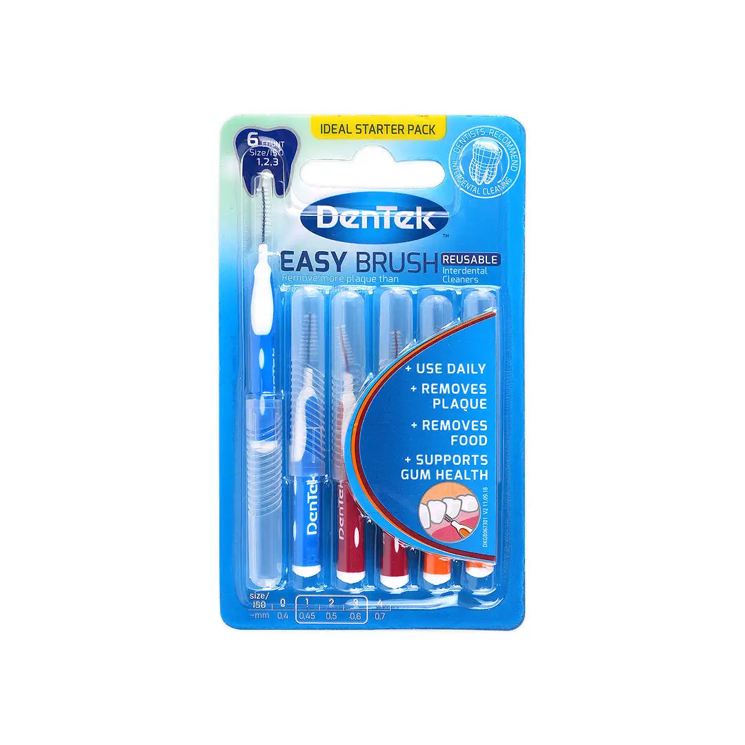 55629-Dentek Easy Brush Interdental Brush Starter Pack