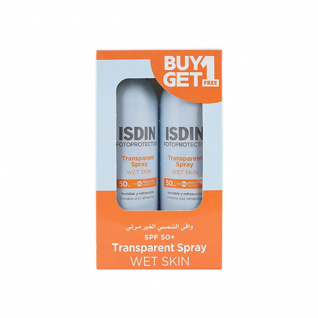55631-Isdin Fotoprotector Spf50 Transparent Spray 250ml 1+1 +2