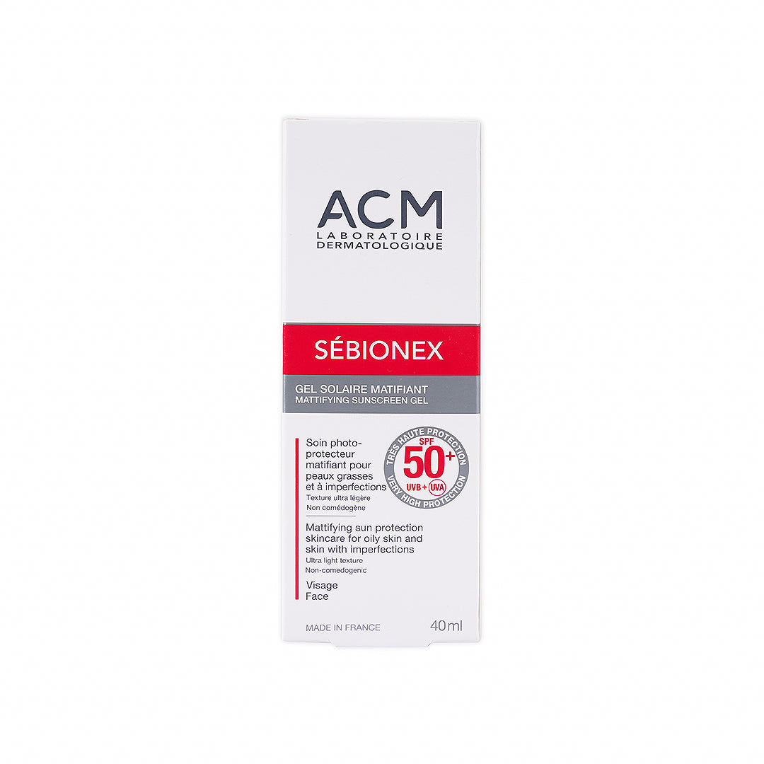 Acm Sebionex Spf50+ Mattifying Sunscreen Gel 40ml