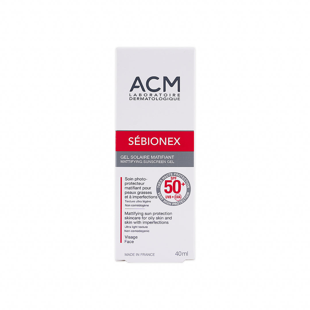 Acm Sebionex Spf50+ Mattifying Sunscreen Gel 40ml