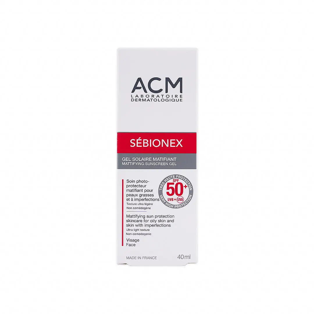 55637-Acm Sebionex Spf50+ Mattifying Sunscreen Gel 40ml +2