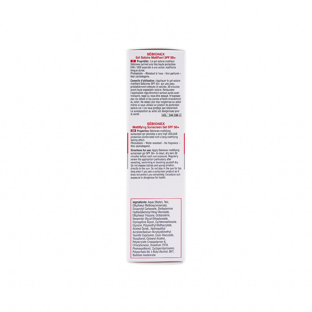 Acm Sebionex Spf50+ Mattifying Sunscreen Gel 40ml