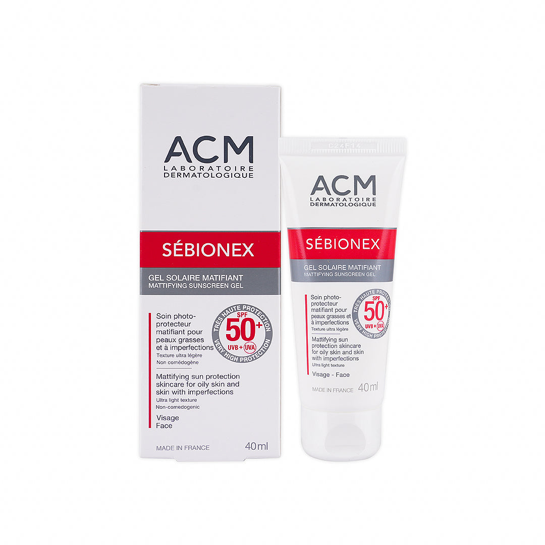 Acm Sebionex Spf50+ Mattifying Sunscreen Gel 40ml