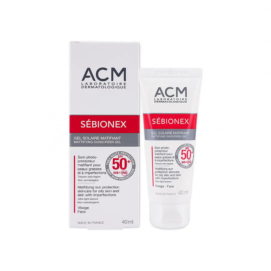 Acm Sebionex Spf50+ Mattifying Sunscreen Gel 40ml
