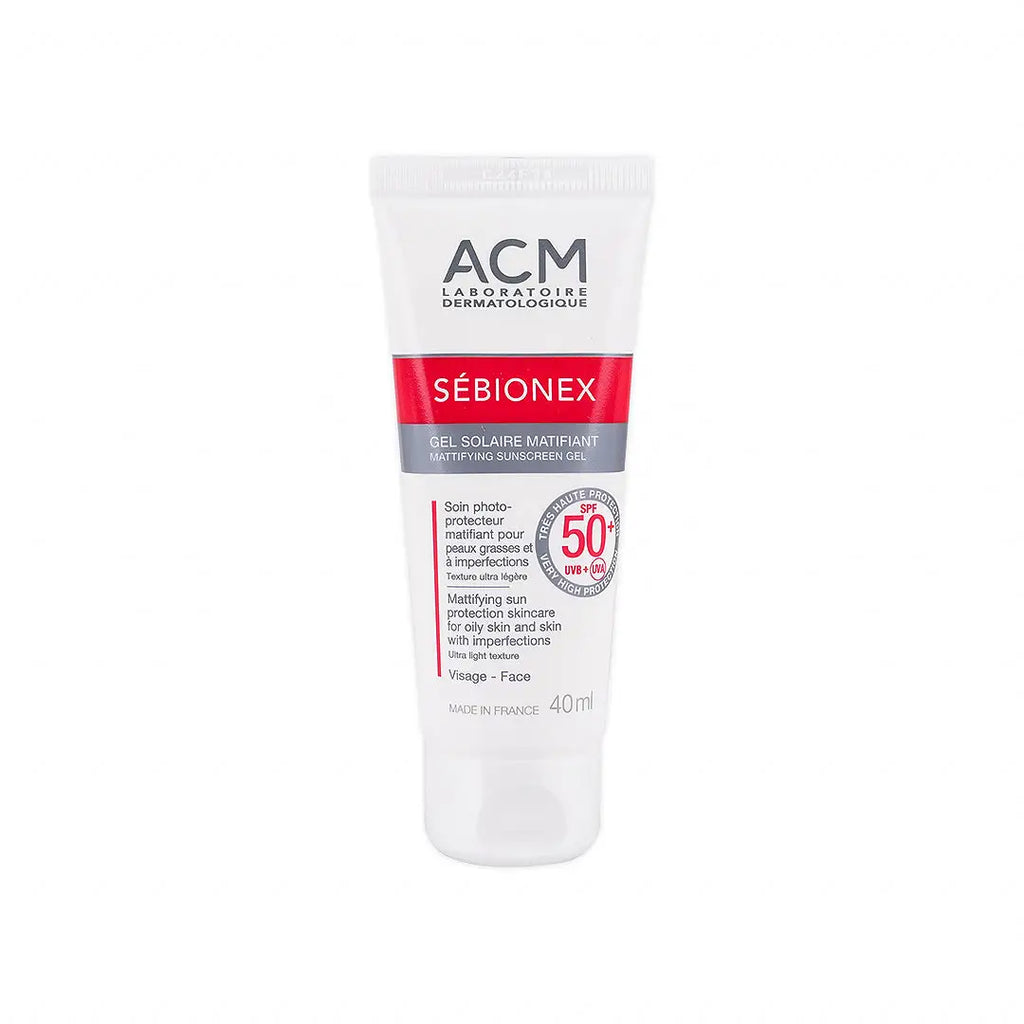 Acm Sebionex Spf50+ Mattifying Sunscreen Gel 40ml