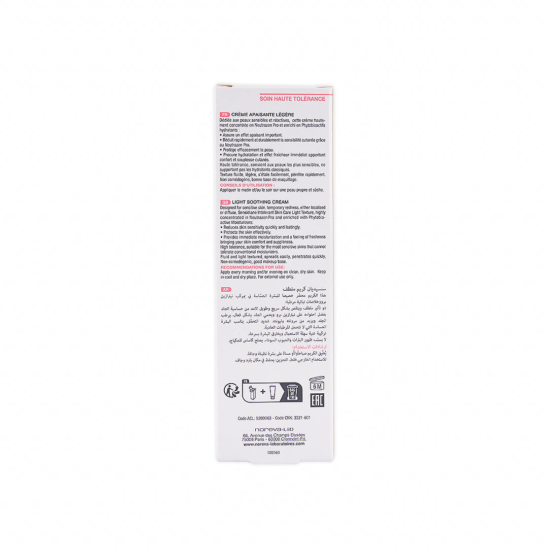 Noreva Sensidiane Legere Soothing Cream 40ml