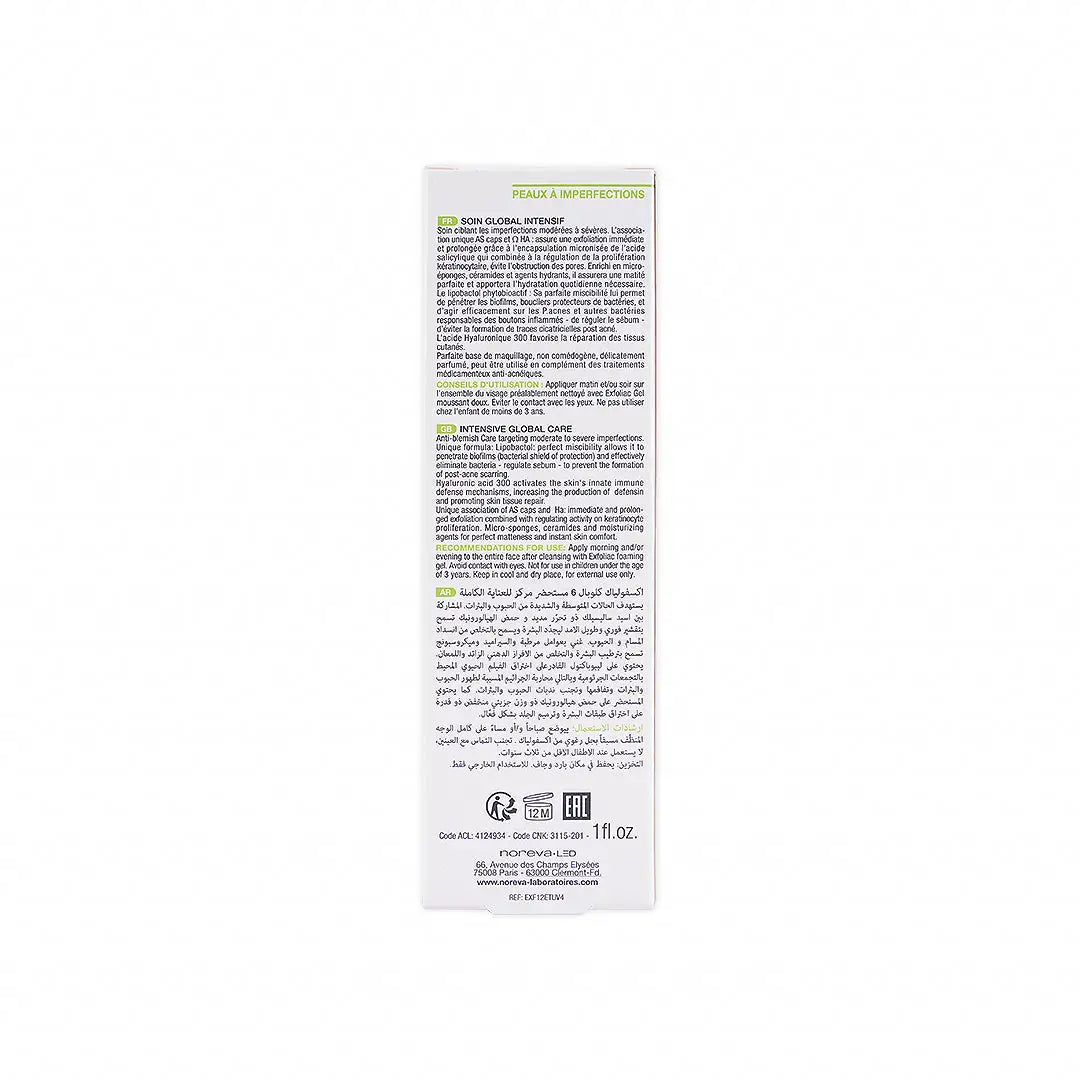 Noreva Exfoliac Global 6 Intensive Global Care 30ml