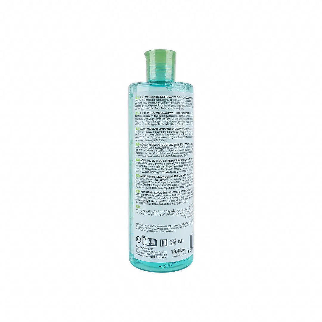 Noreva Exfoliac Micellar Water Cleanser Makeup Remover 400ml