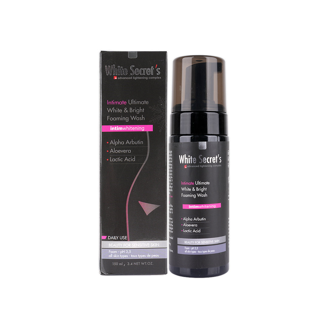 White Secret's Intimate Ultimate W&B Foaming Wash 150Ml